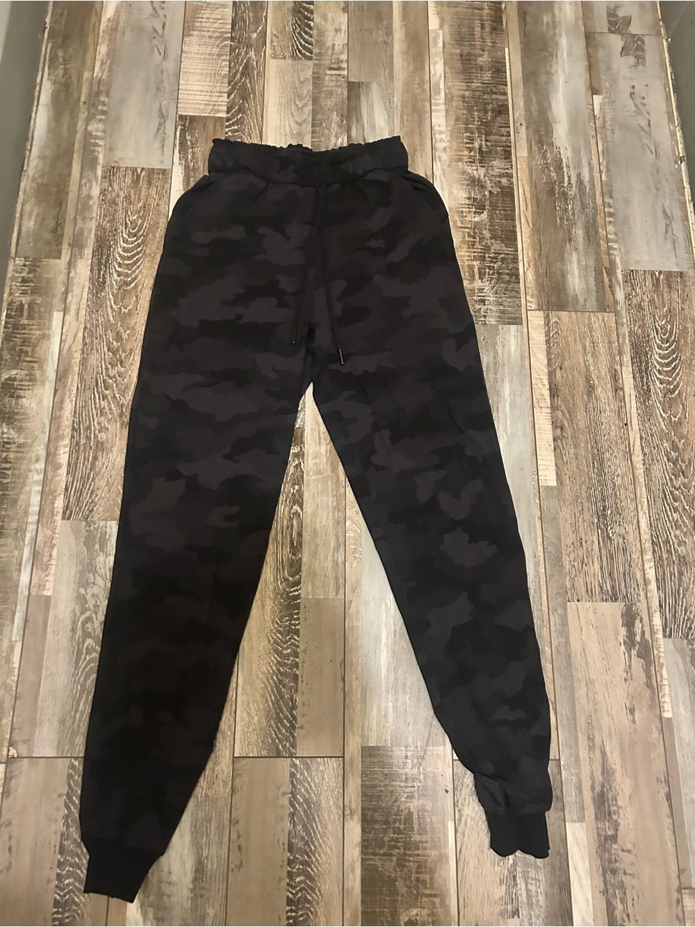 Women’s Black Camo Jogger Pants